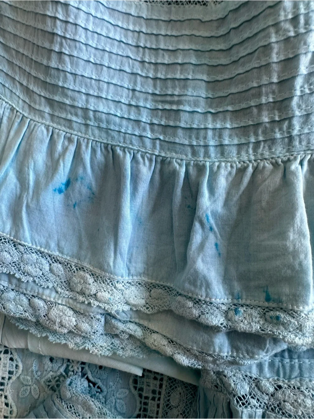 LoveShackFancy Adrianne Maxi Dress size 10/ slip size 8